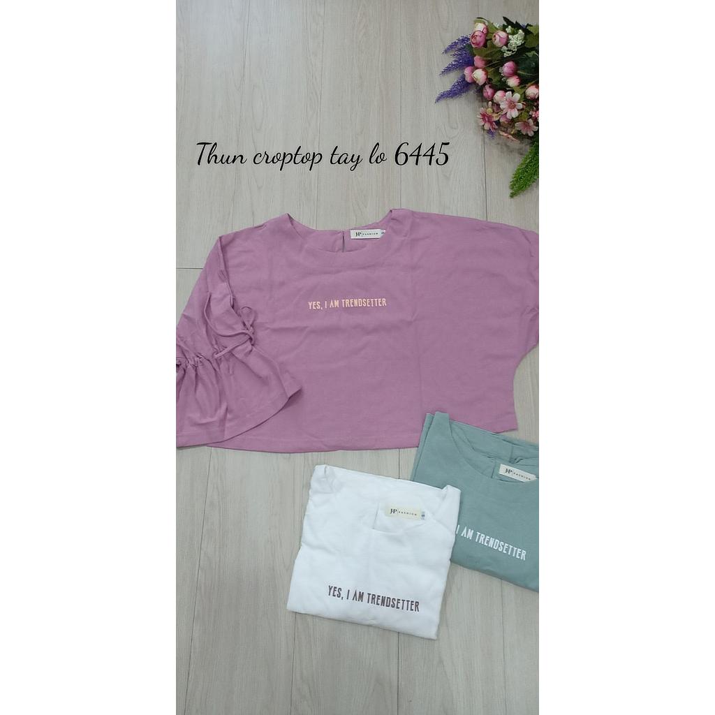 Thun croptop tay lo 644501